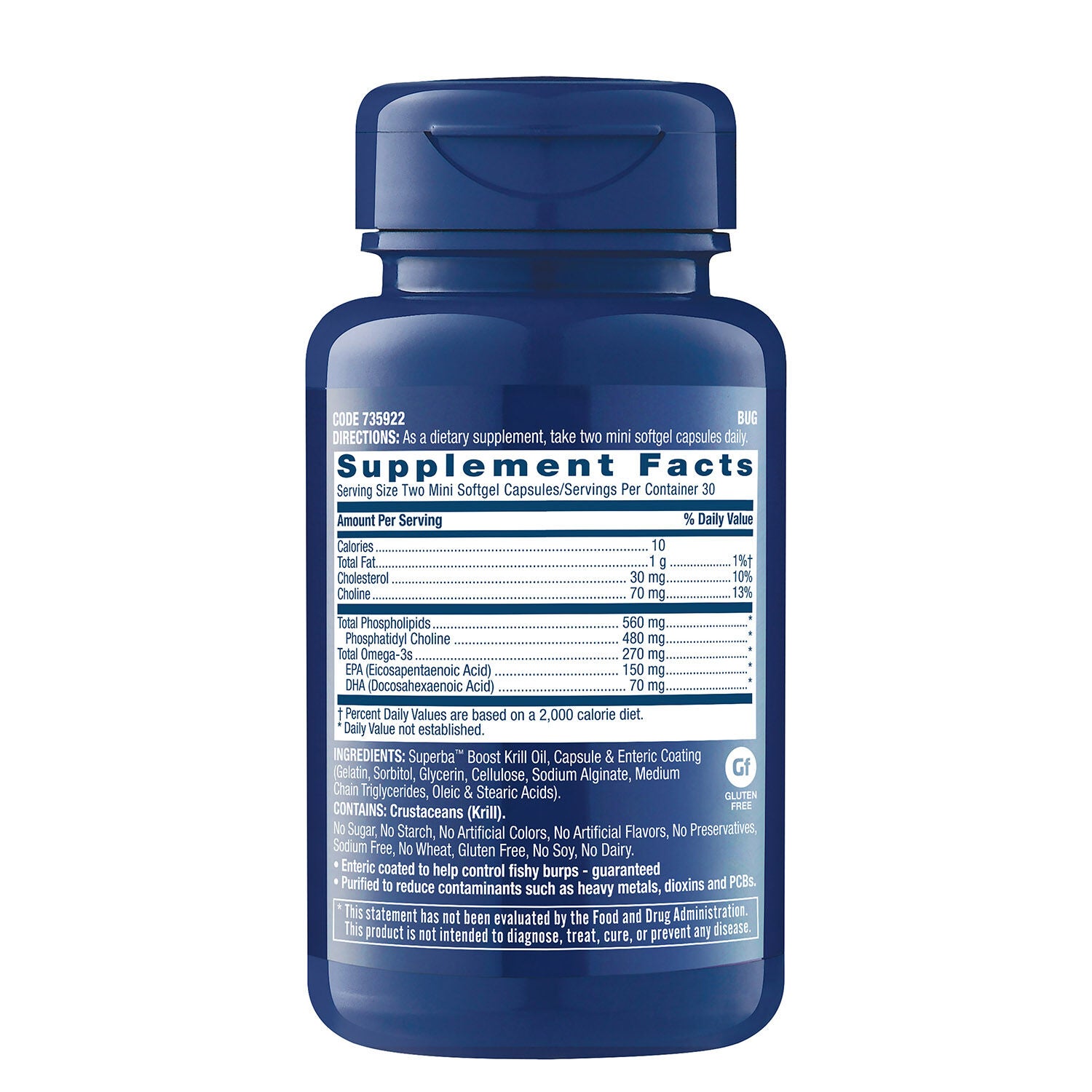 735922 GNC 220 mg of highly absorbable EPA/DHA Omega3s Supports heart